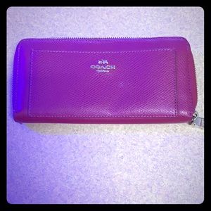 Coach leather wallet